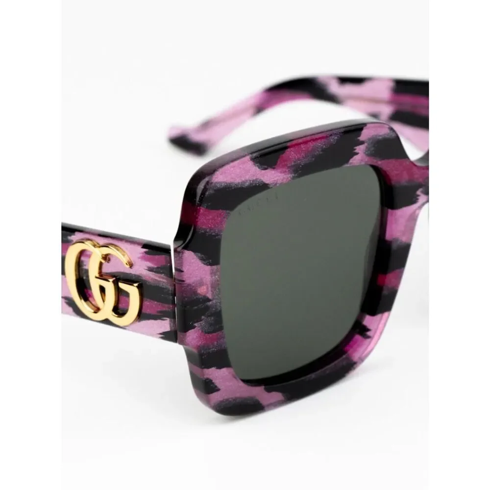 NEW Gucci GG1547S 003 Black Grey Women Square Sunglasses GG 1547S